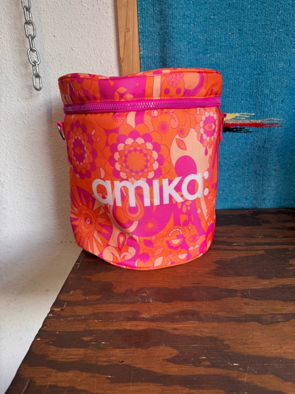 amika print portable cooler bag